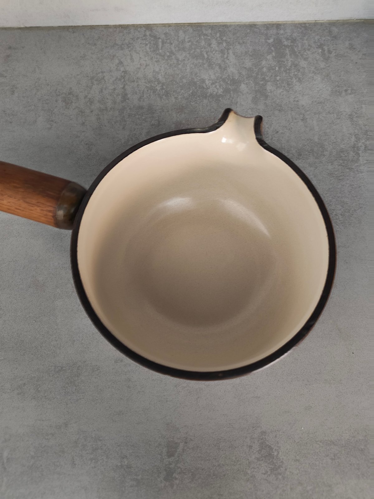 Vintage Le Creuset Enzo Mari Saucepan / Casserole – Rare Design – Made in France — photo 4