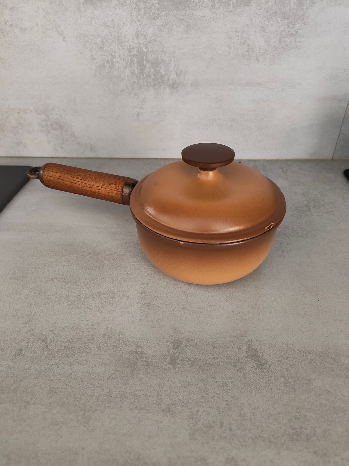 Vintage Le Creuset Enzo Mari Saucepan / Casserole – Rare Design – Made in France — photo 6