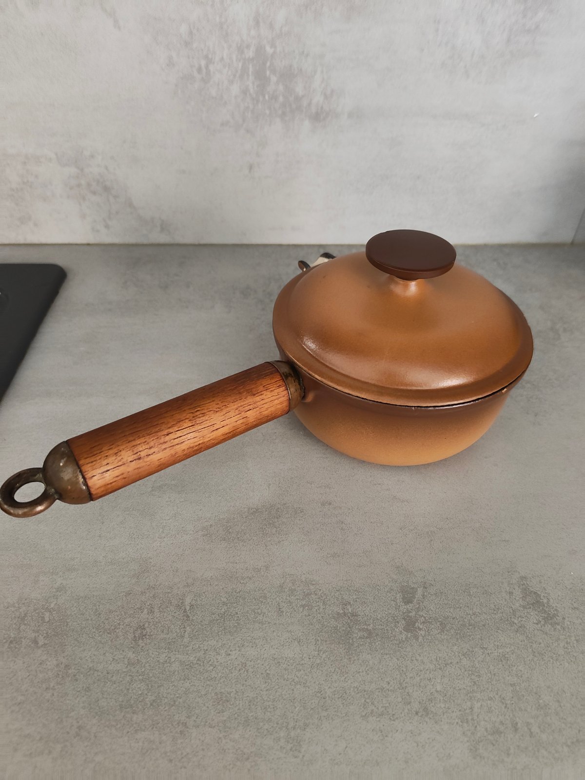 Vintage Le Creuset Enzo Mari Saucepan / Casserole – Rare Design – Made in France — photo 7