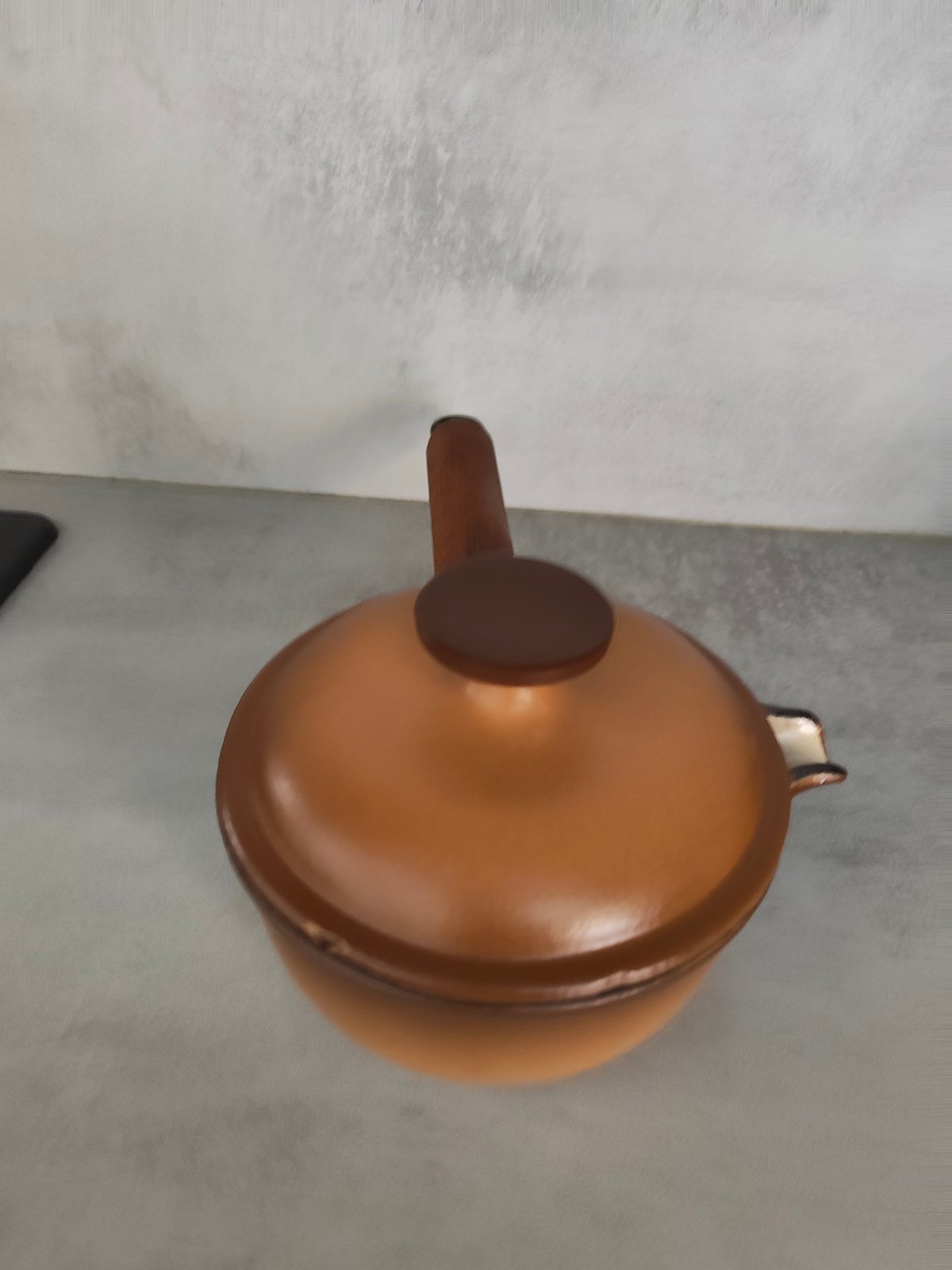 Vintage Le Creuset Enzo Mari Saucepan / Casserole – Rare Design – Made in France — photo 8