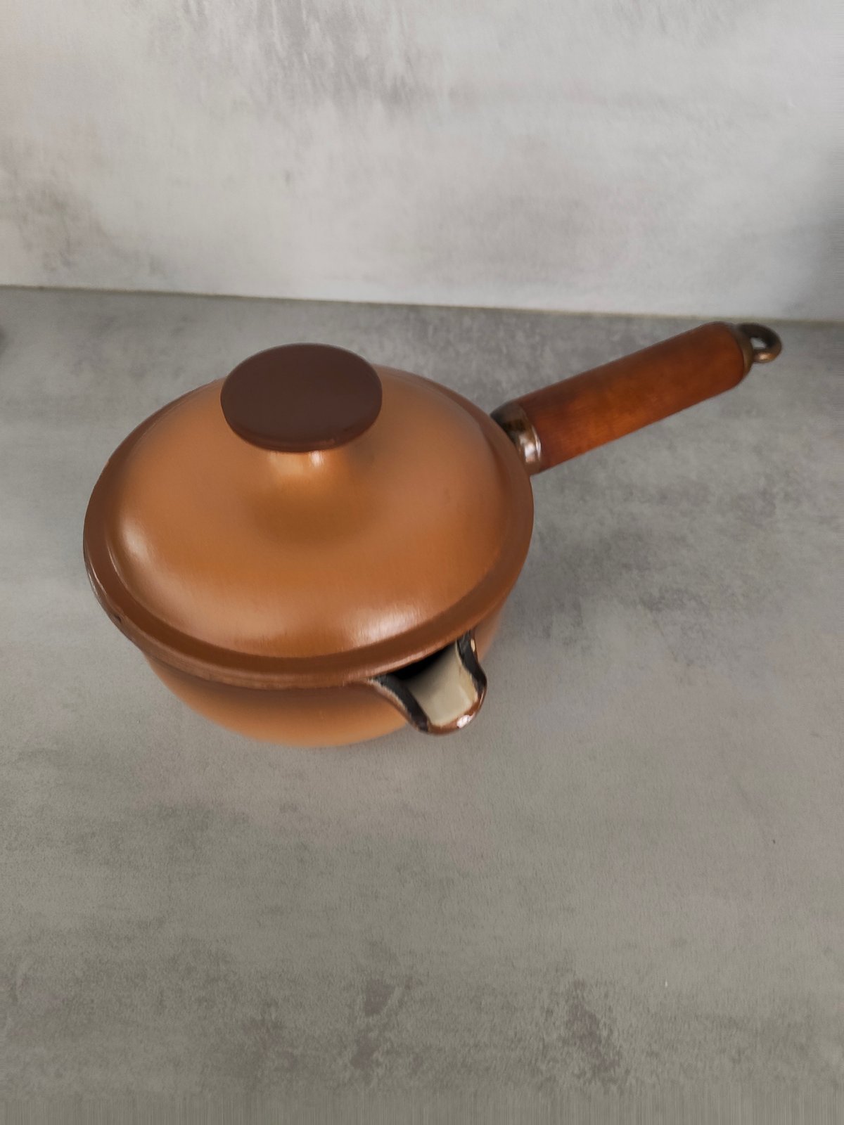 Vintage Le Creuset Enzo Mari Saucepan / Casserole – Rare Design – Made in France — photo 9