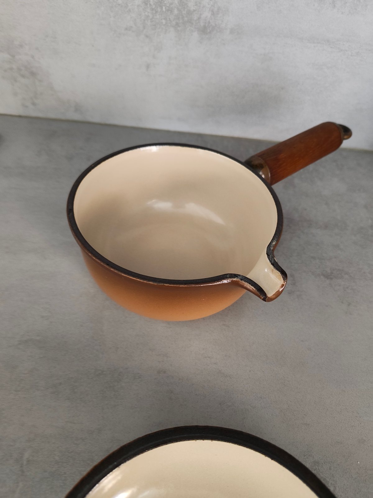 Vintage Le Creuset Enzo Mari Saucepan / Casserole – Rare Design – Made in France — photo 13