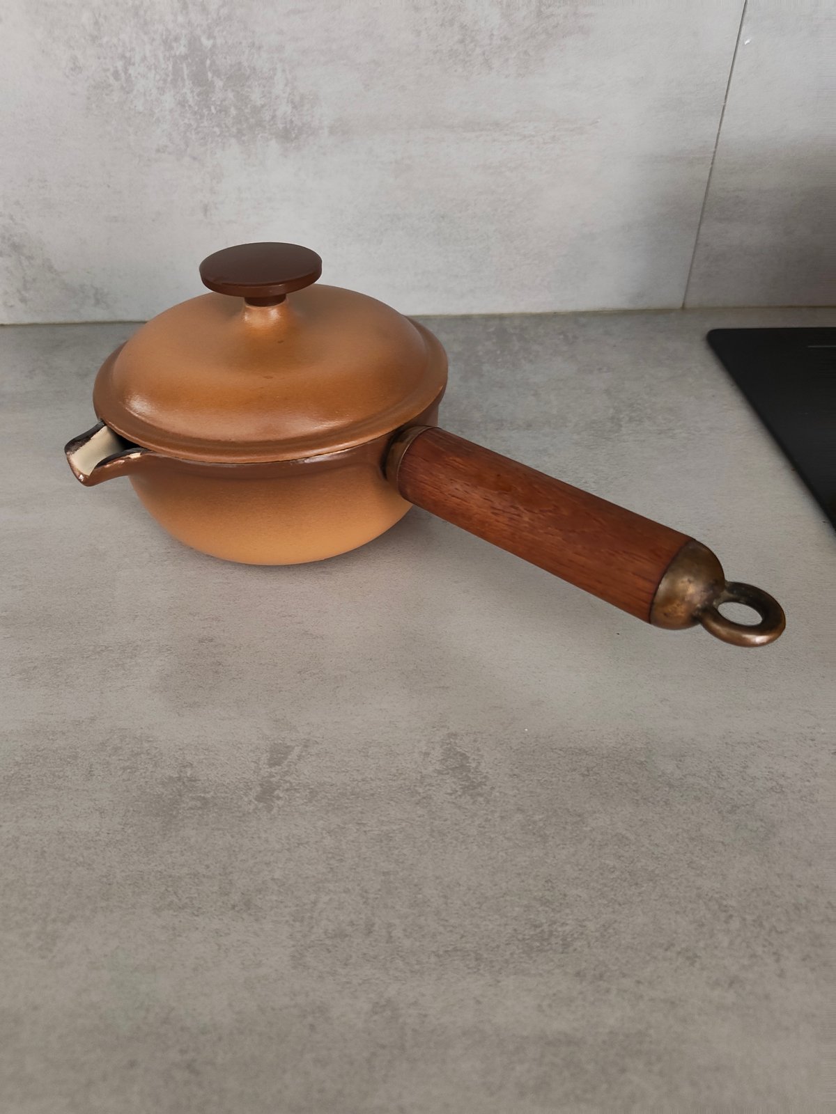 Vintage Le Creuset Enzo Mari Saucepan / Casserole – Rare Design – Made in France