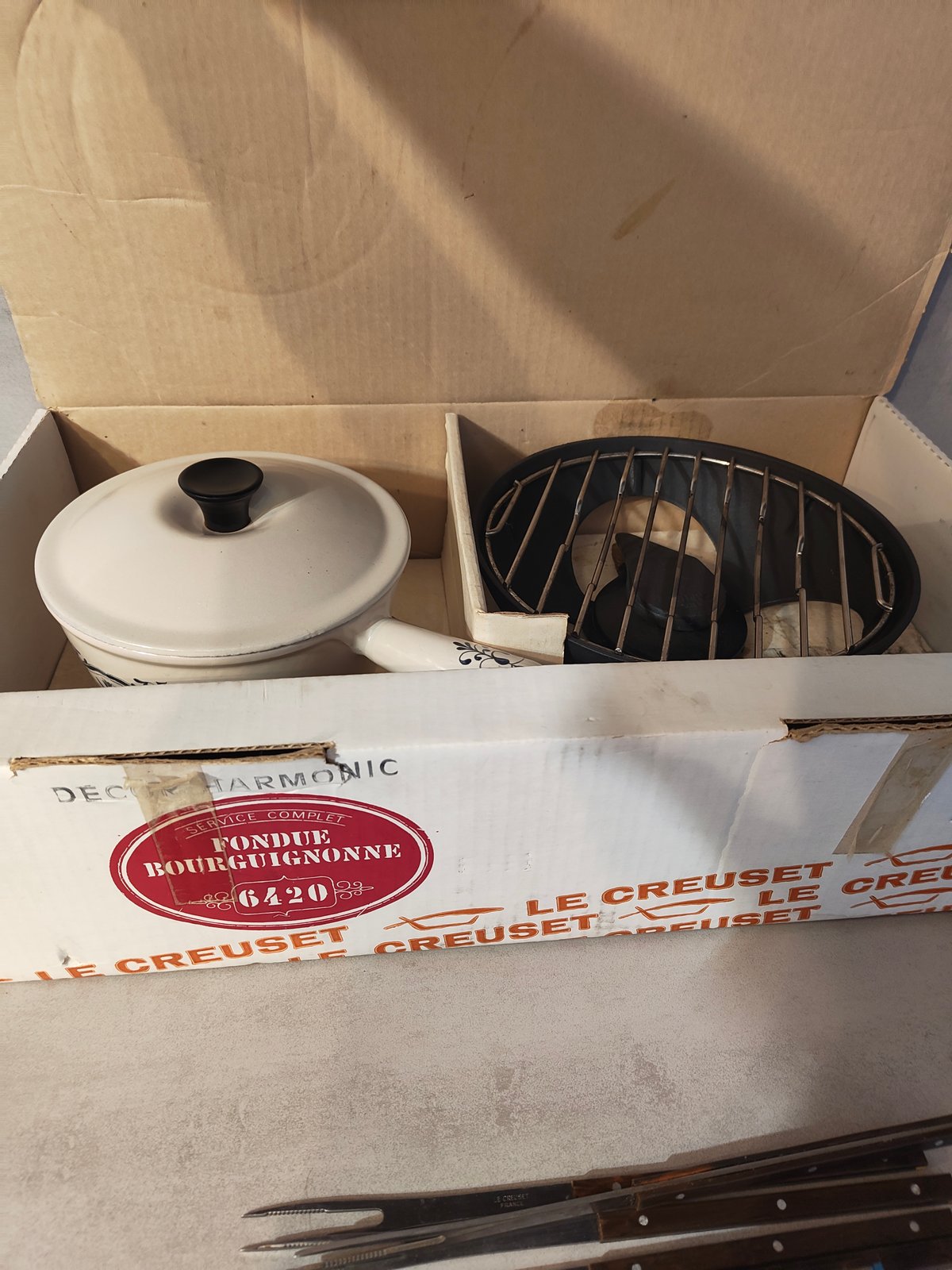 Vintage Le Creuset Fondue Bourguignonne Set 6420 – Complete Set – Made in France — photo 12