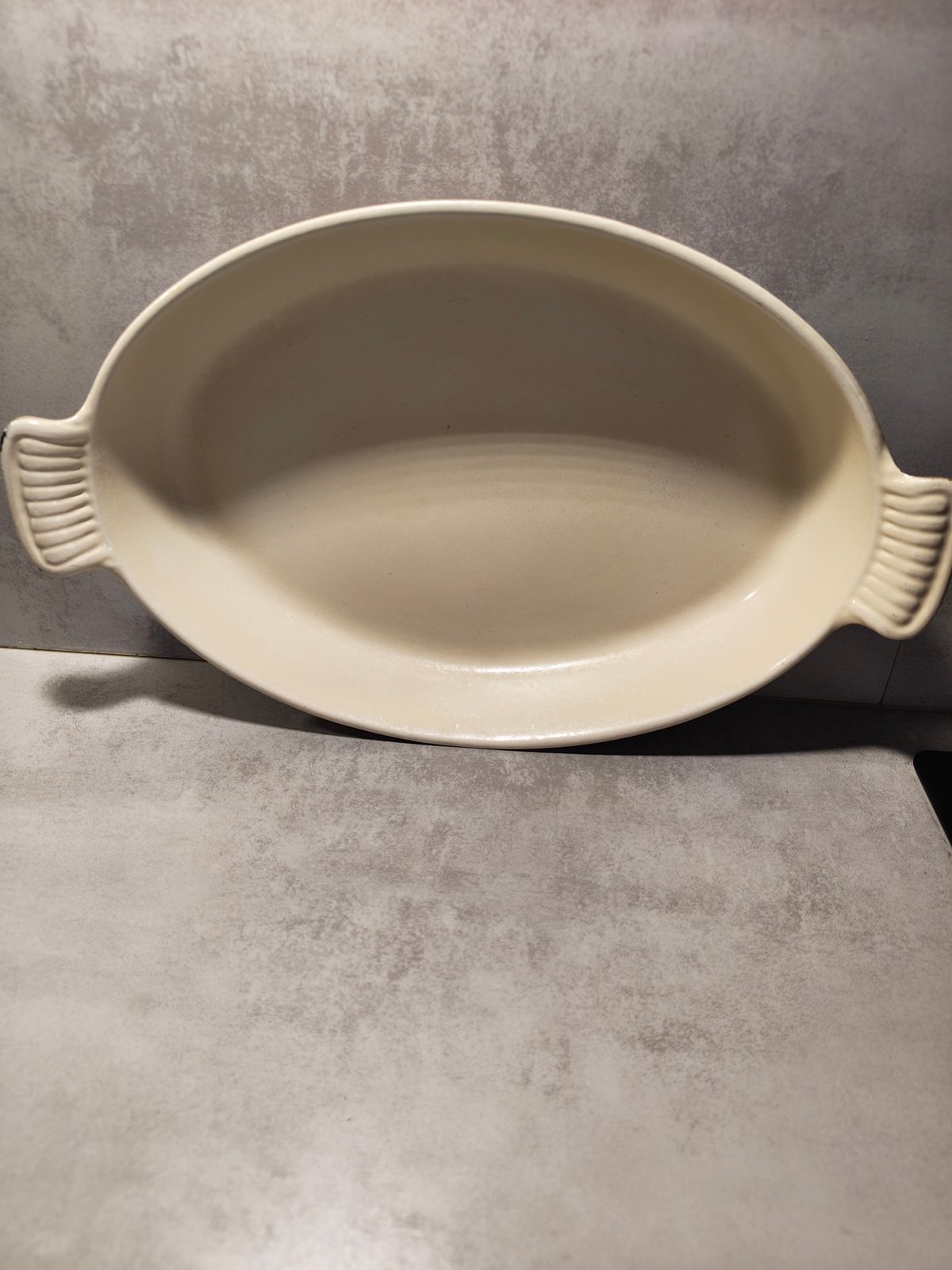 Vintage Le Creuset oval baker / gratin dish size 32, made in France — photo 3
