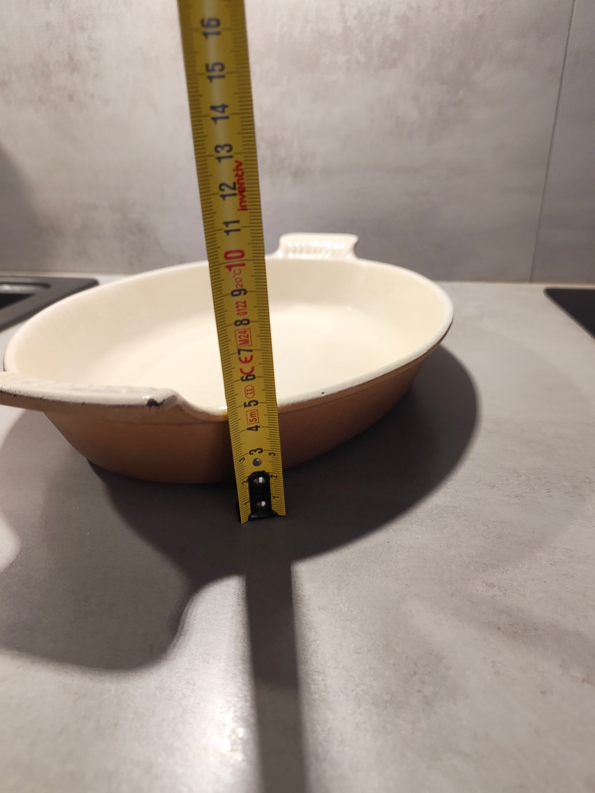 Vintage Le Creuset oval baker / gratin dish size 32, made in France — photo 4