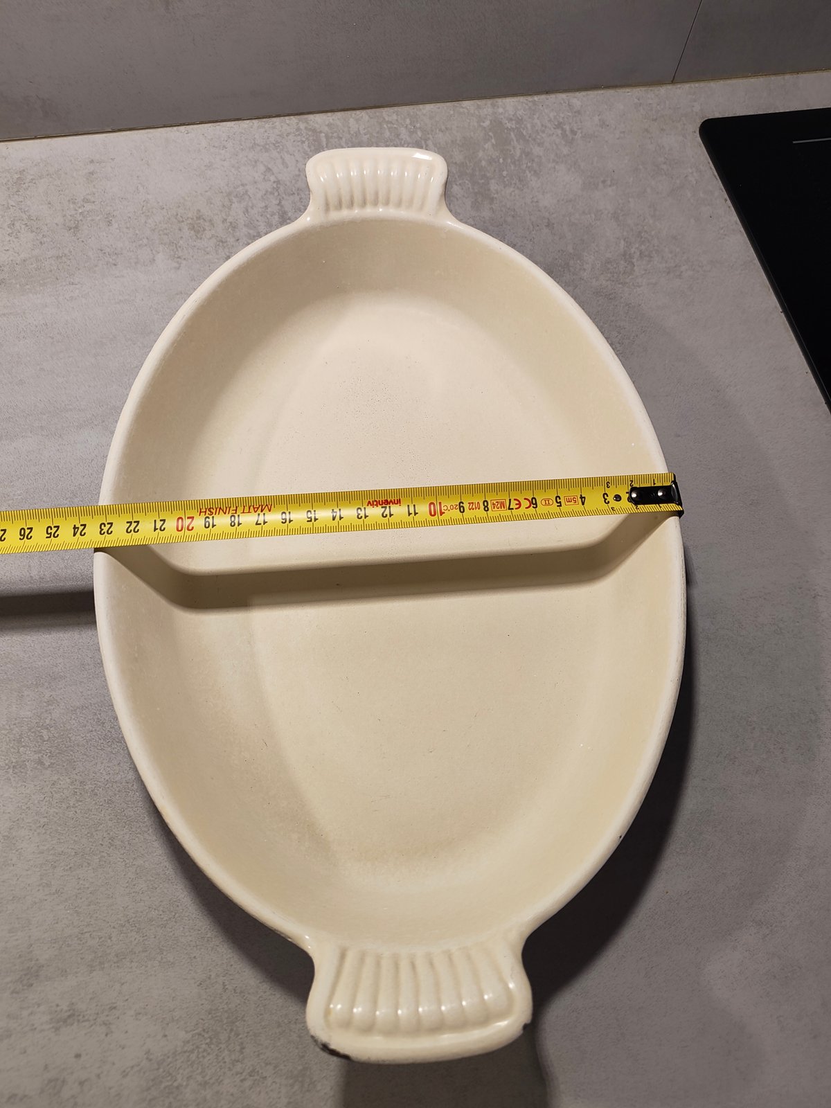 Vintage Le Creuset oval baker / gratin dish size 32, made in France — photo 6