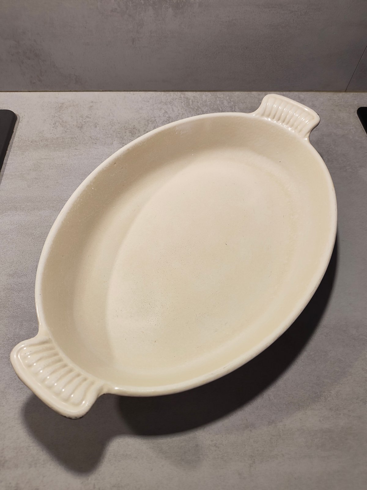 Vintage Le Creuset oval baker / gratin dish size 32, made in France — photo 8