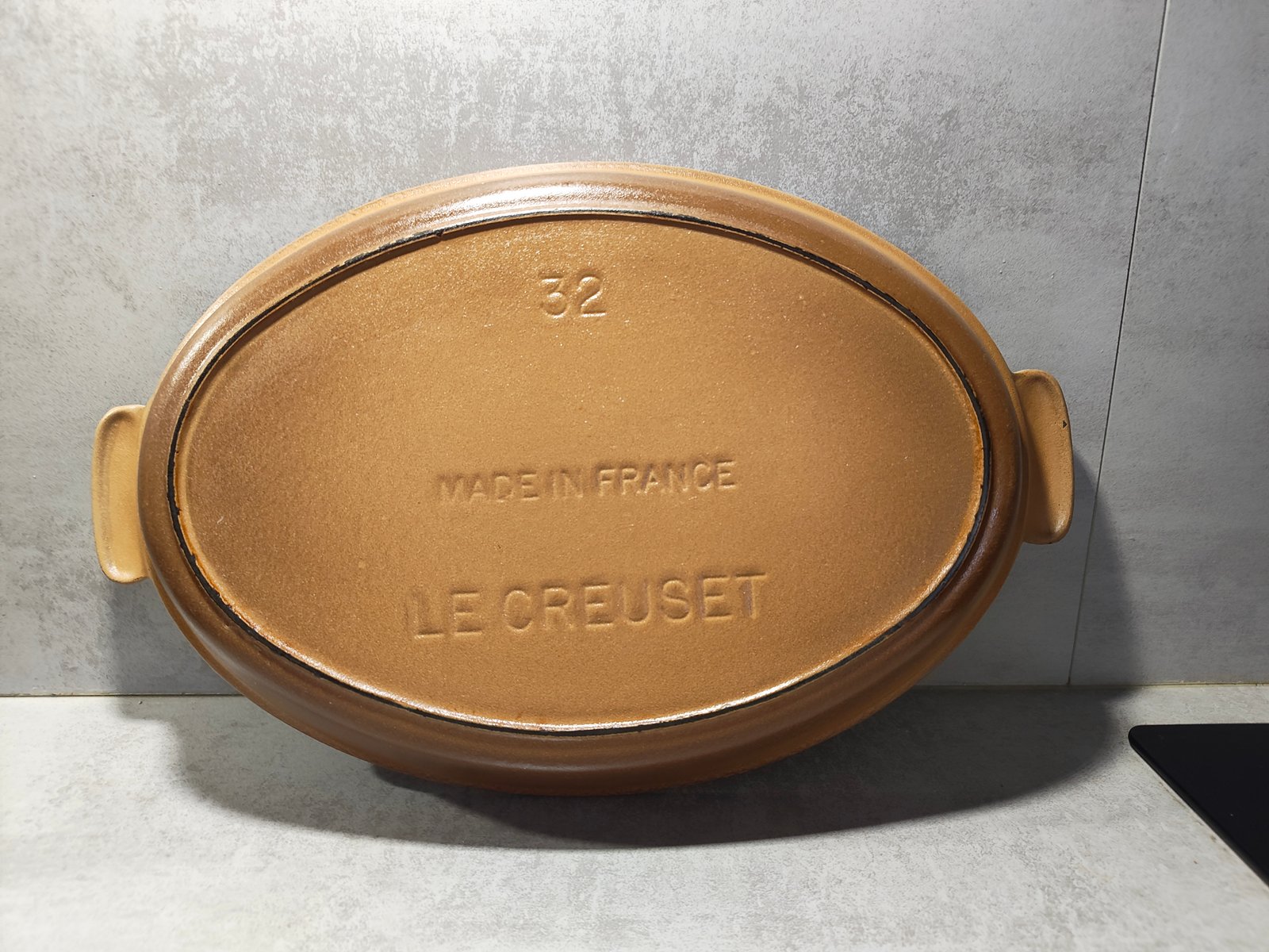 Vintage Le Creuset oval baker / gratin dish size 32, made in France