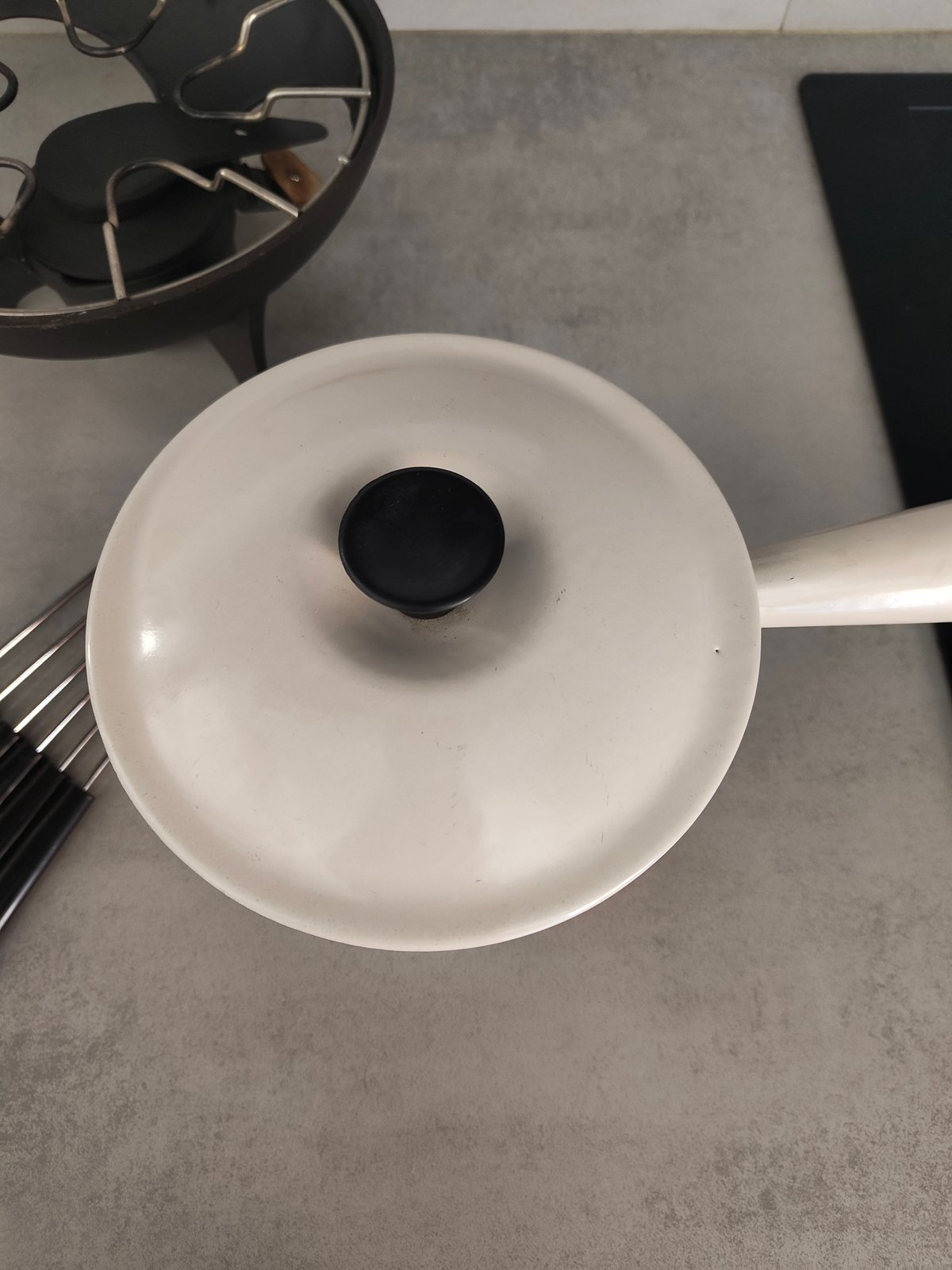 Vintage Le Creuset Paon Fondue Set – Made in France — photo 6