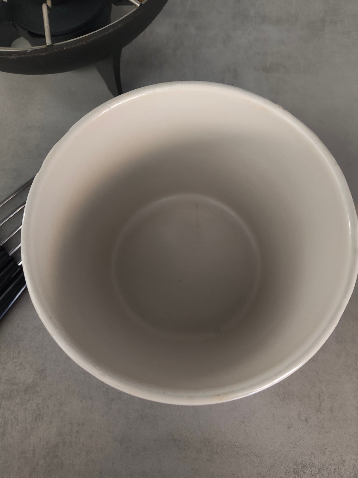 Vintage Le Creuset Paon Fondue Set – Made in France — photo 7