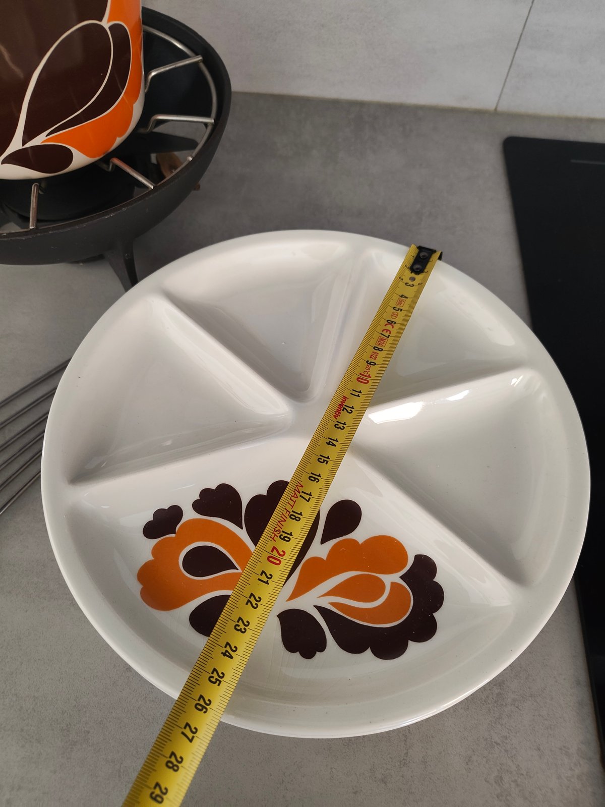 Vintage Le Creuset Paon Fondue Set – Made in France — photo 20