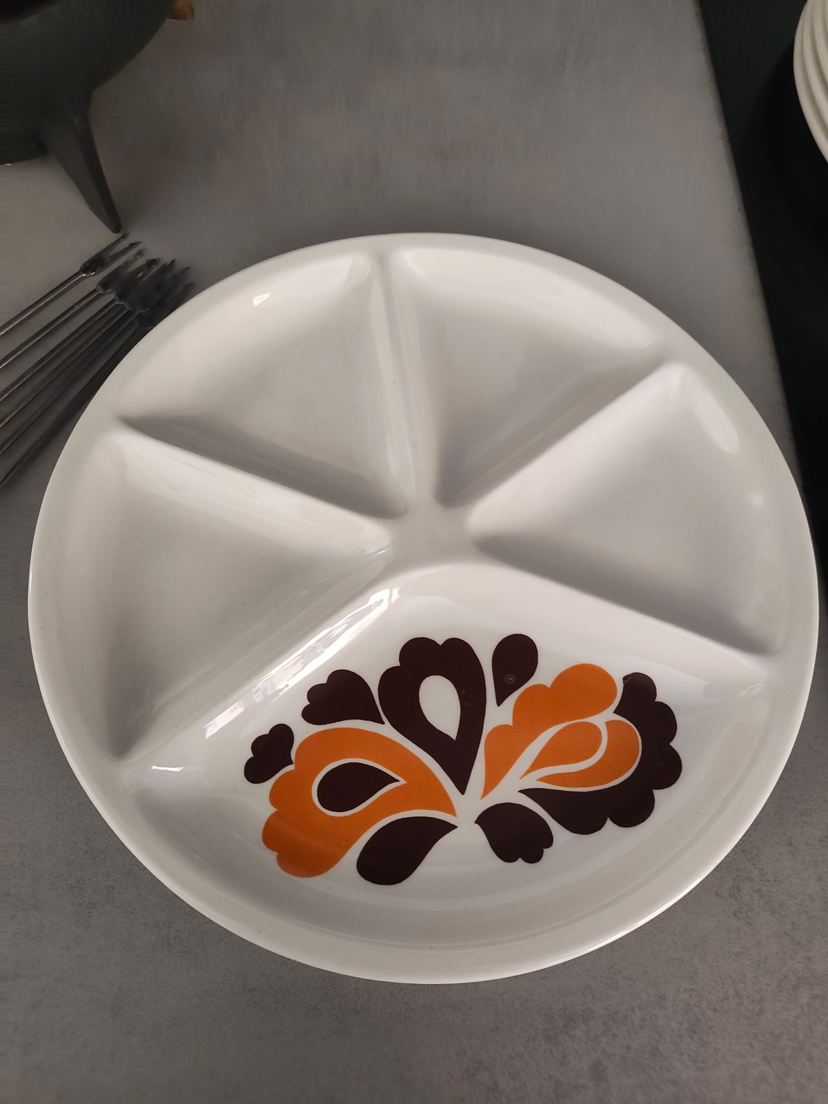 Vintage Le Creuset Paon Fondue Set – Made in France — photo 22