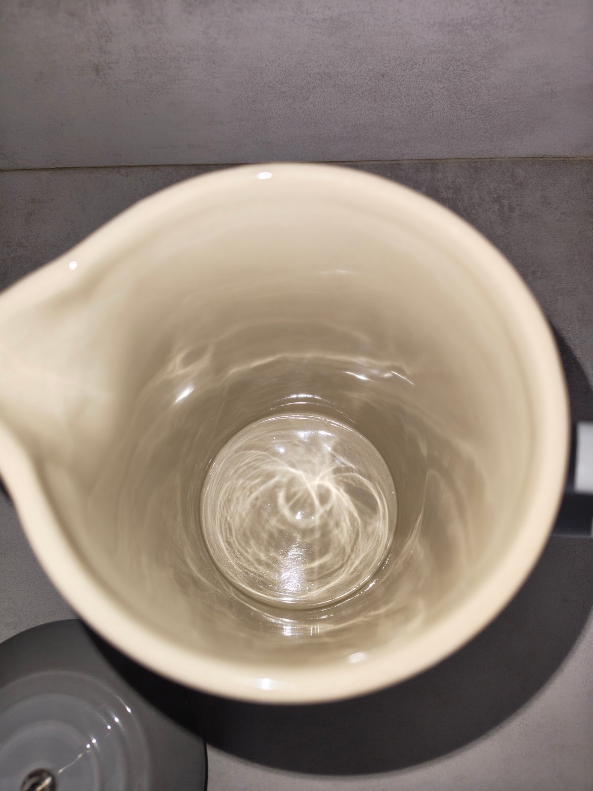 Vintage Le Creuset Stoneware French Press / Coffee Pot – Mist Grey — photo 2