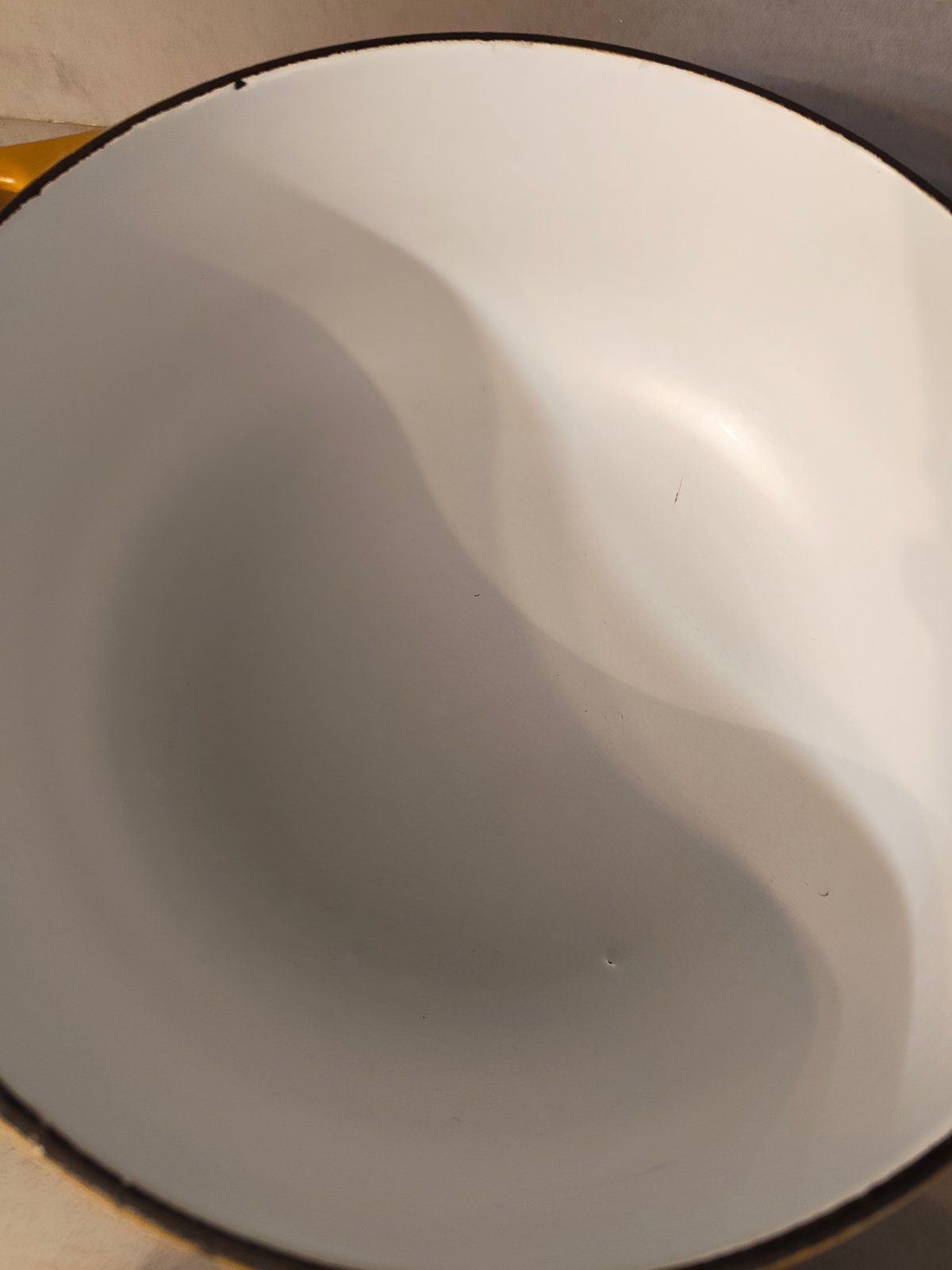 Vintage Nomar Cast Iron Cocotte – Rare Round French Dutch Oven – Staub Group – 1970s Floral Enamel — photo 3