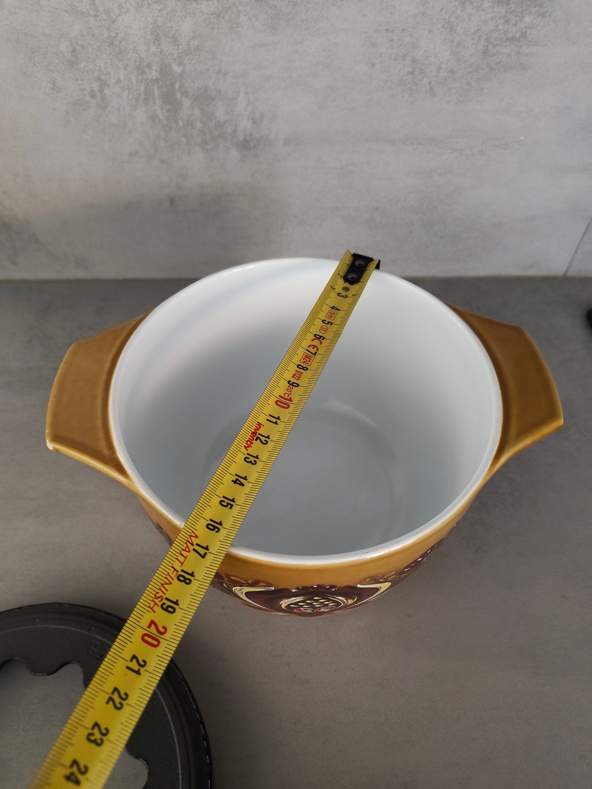 Vintage Nomar Cast Iron Poêlon – Rare Floral Folk Pattern Staub Group – 1970s — photo 10