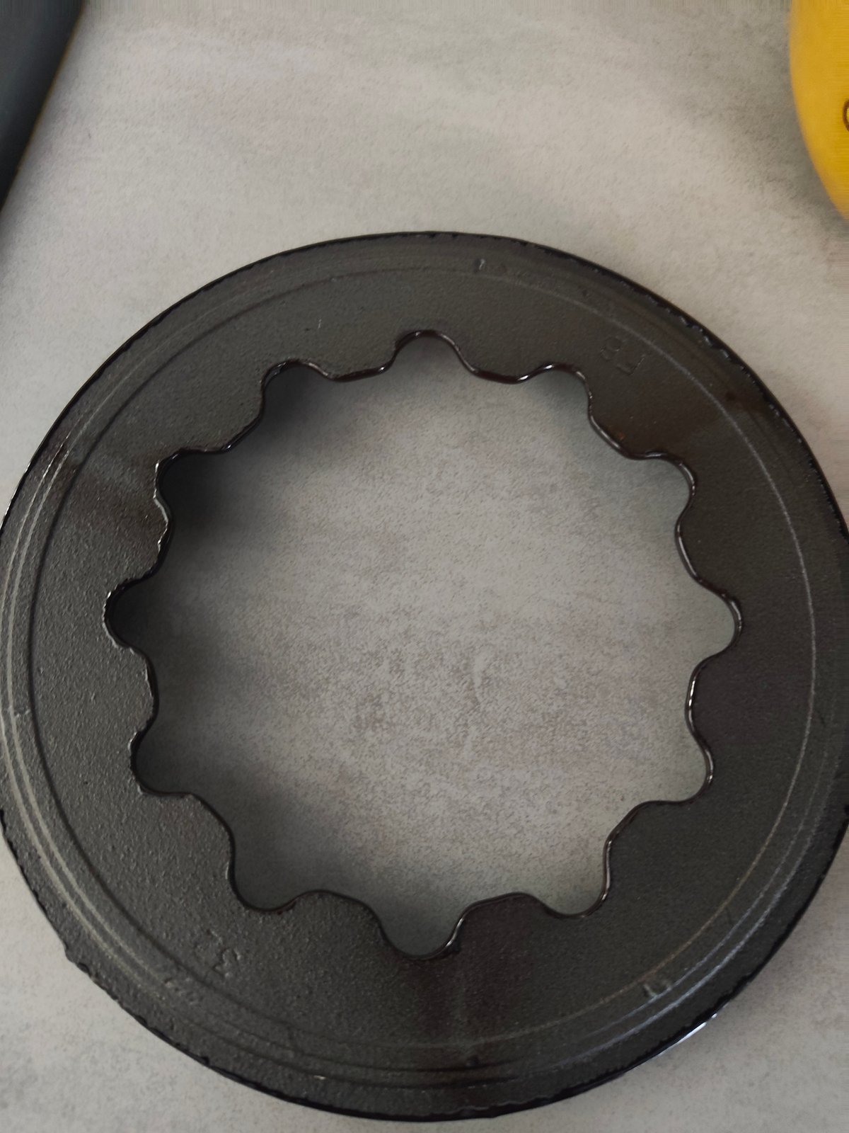 Vintage Nomar Cast Iron Poêlon – Rare Floral Folk Pattern Staub Group – 1970s — photo 13