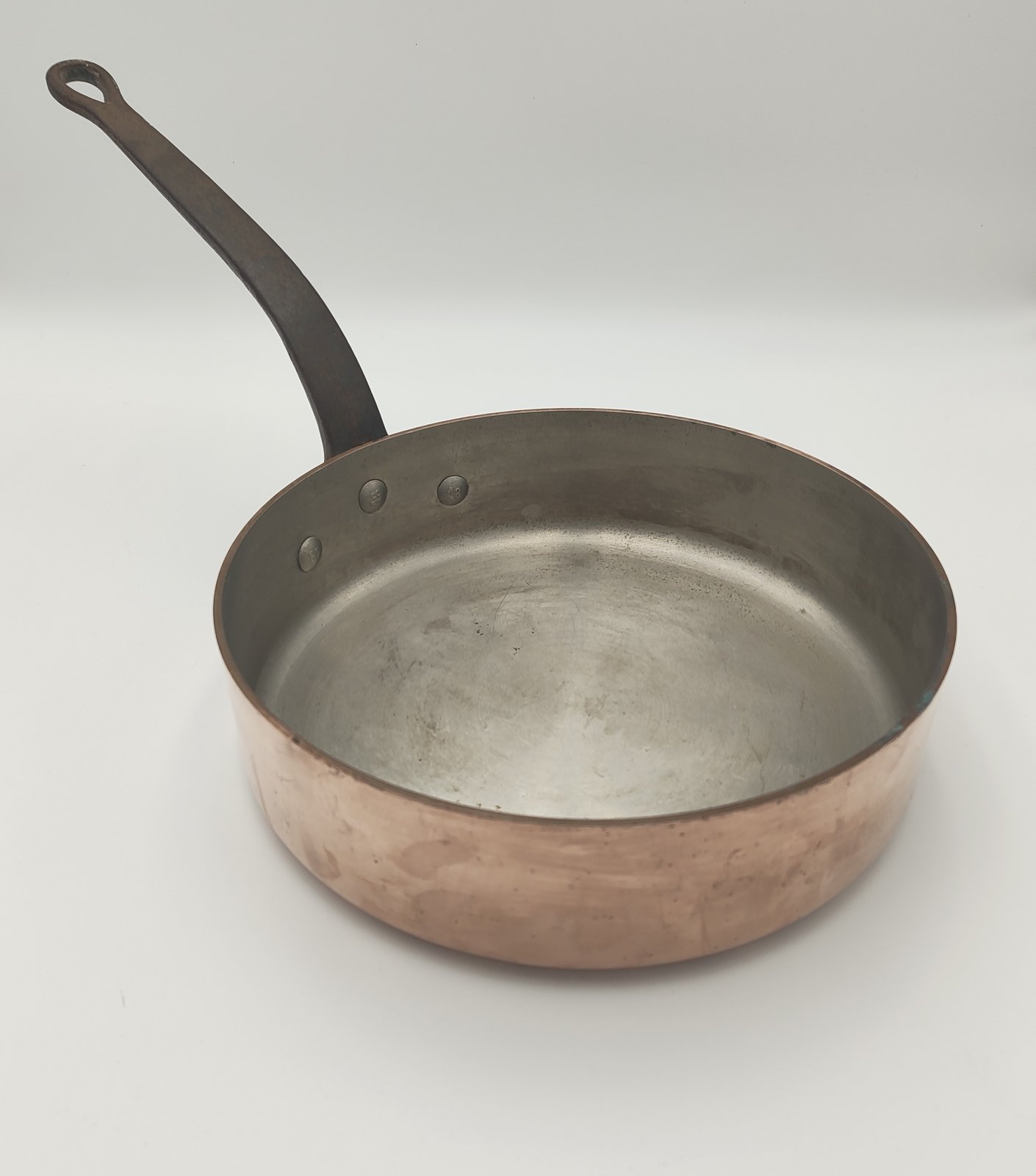 E. Dehillerin Tinned Copper Sauté Pan, 29 cm, Paris, France — 3