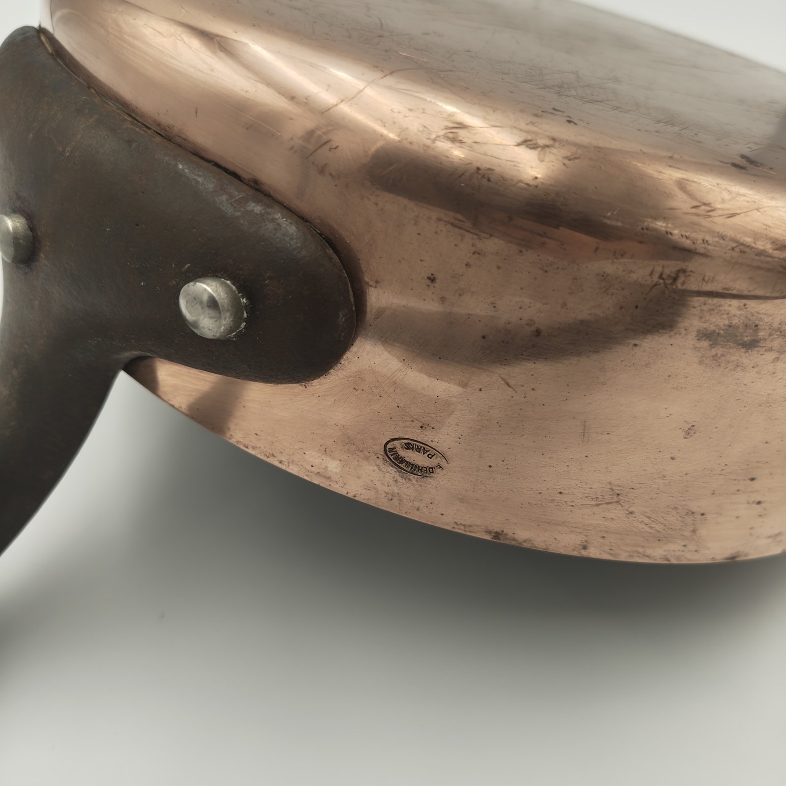 E. Dehillerin Tinned Copper Sauté Pan, 29 cm, Paris, France — 8