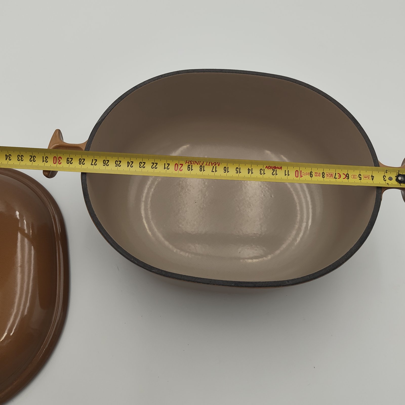 Enzo Mari "Mama" Oval Cocotte, Le Creuset, Enamelled Cast Iron, France — 12