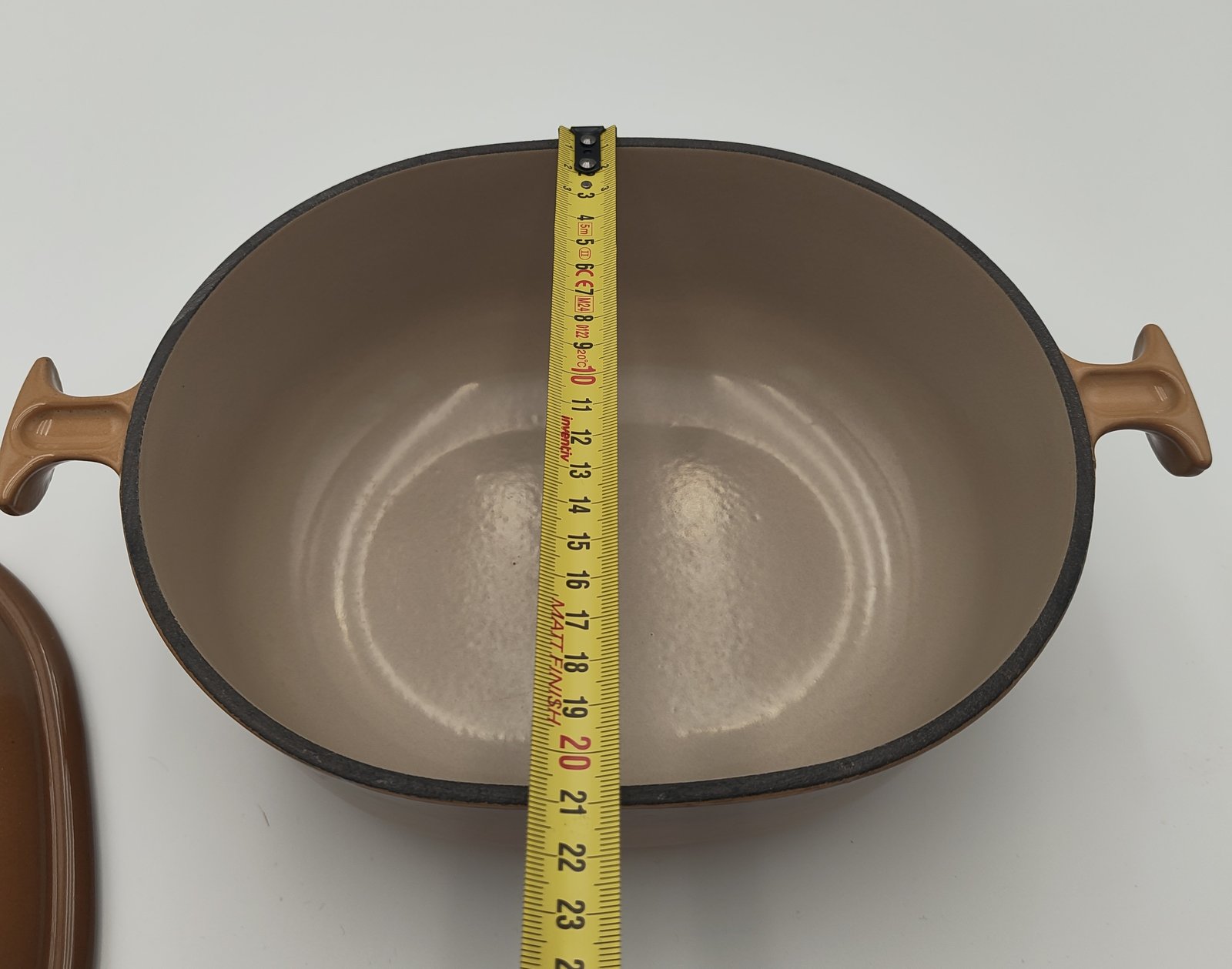 Enzo Mari "Mama" Oval Cocotte, Le Creuset, Enamelled Cast Iron, France — 13