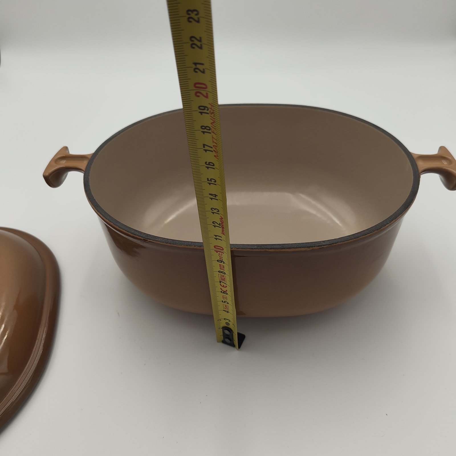 Enzo Mari "Mama" Oval Cocotte, Le Creuset, Enamelled Cast Iron, France — 14