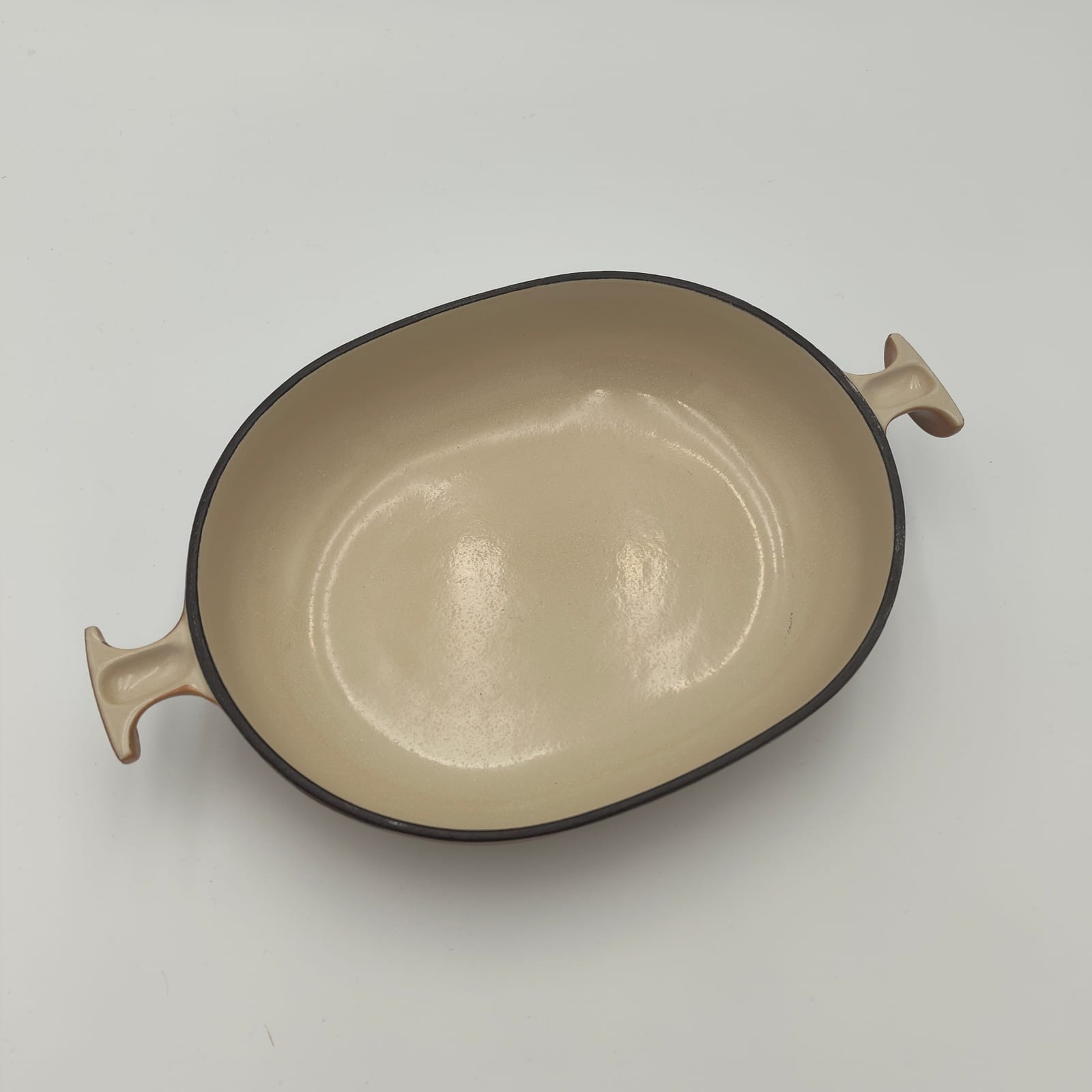 Enzo Mari "Mama" Oval Dish, Le Creuset, Enamelled Cast Iron, France — 2