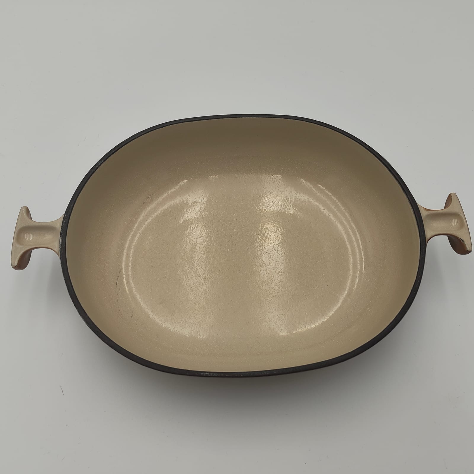 Enzo Mari "Mama" Oval Dish, Le Creuset, Enamelled Cast Iron, France — 4
