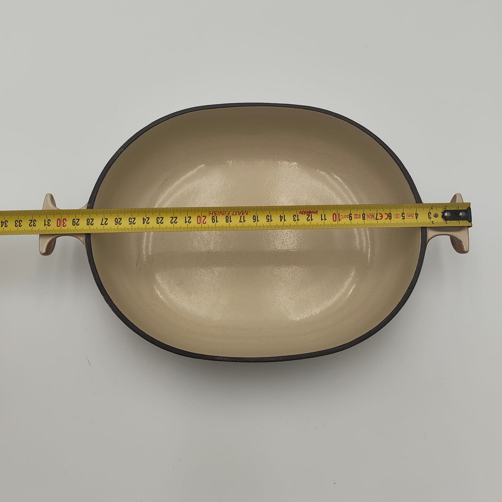 Enzo Mari "Mama" Oval Dish, Le Creuset, Enamelled Cast Iron, France — 5