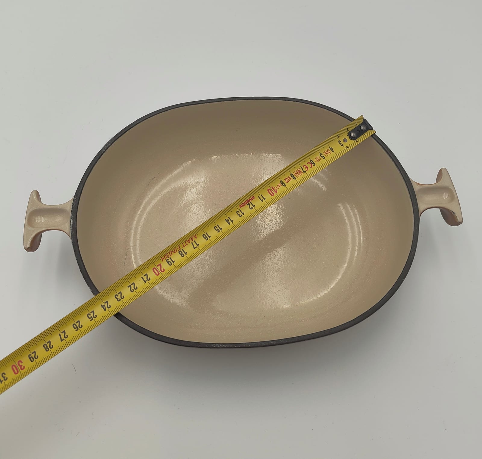 Enzo Mari "Mama" Oval Dish, Le Creuset, Enamelled Cast Iron, France — 6