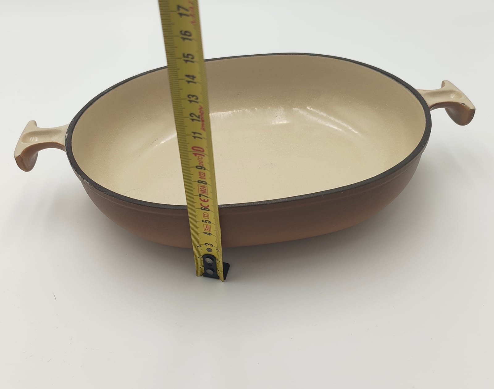 Enzo Mari "Mama" Oval Dish, Le Creuset, Enamelled Cast Iron, France — 7