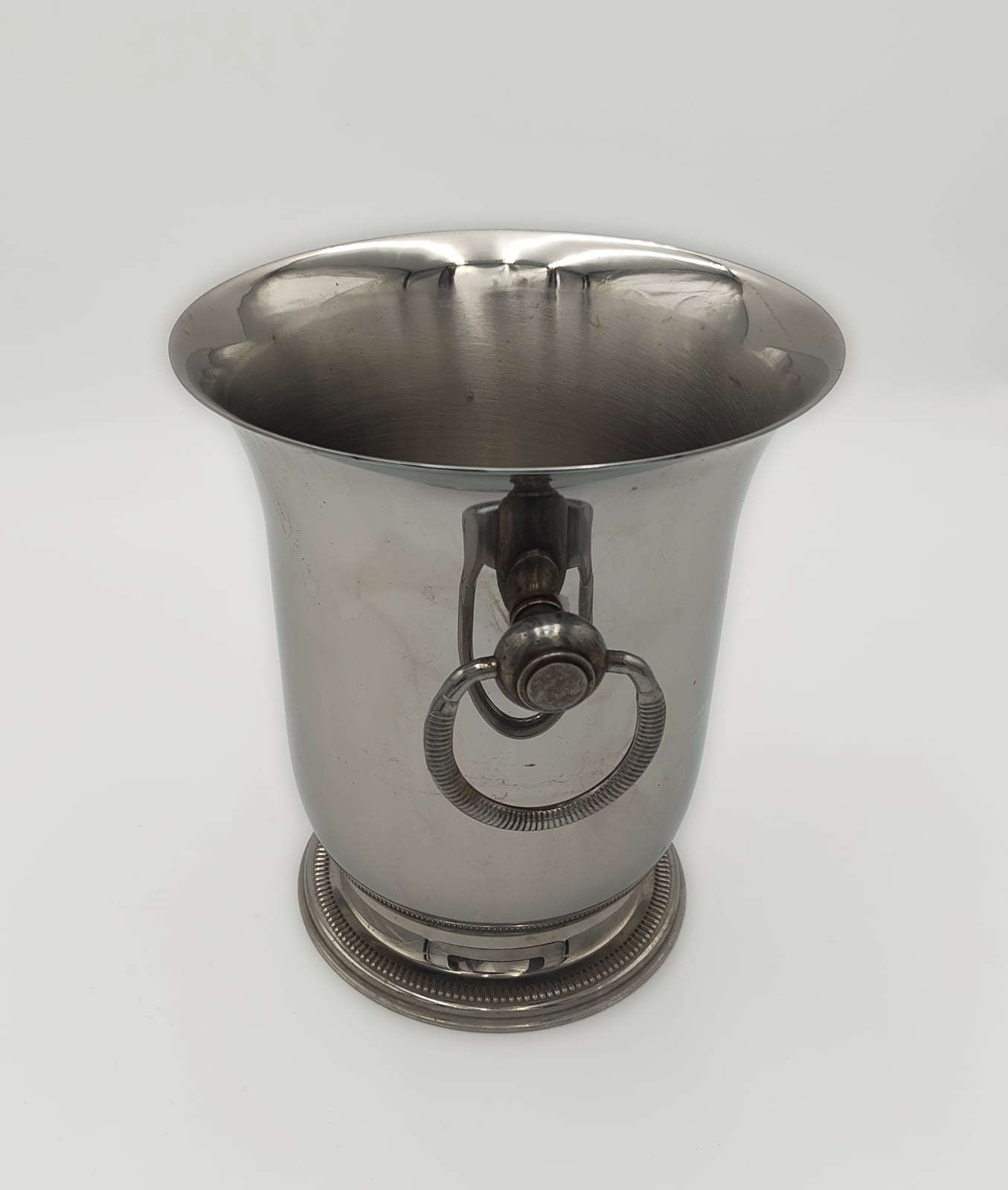 Jean Couzon Orfèvre Champagne Cooler, 18/10 Stainless Steel, France — 2
