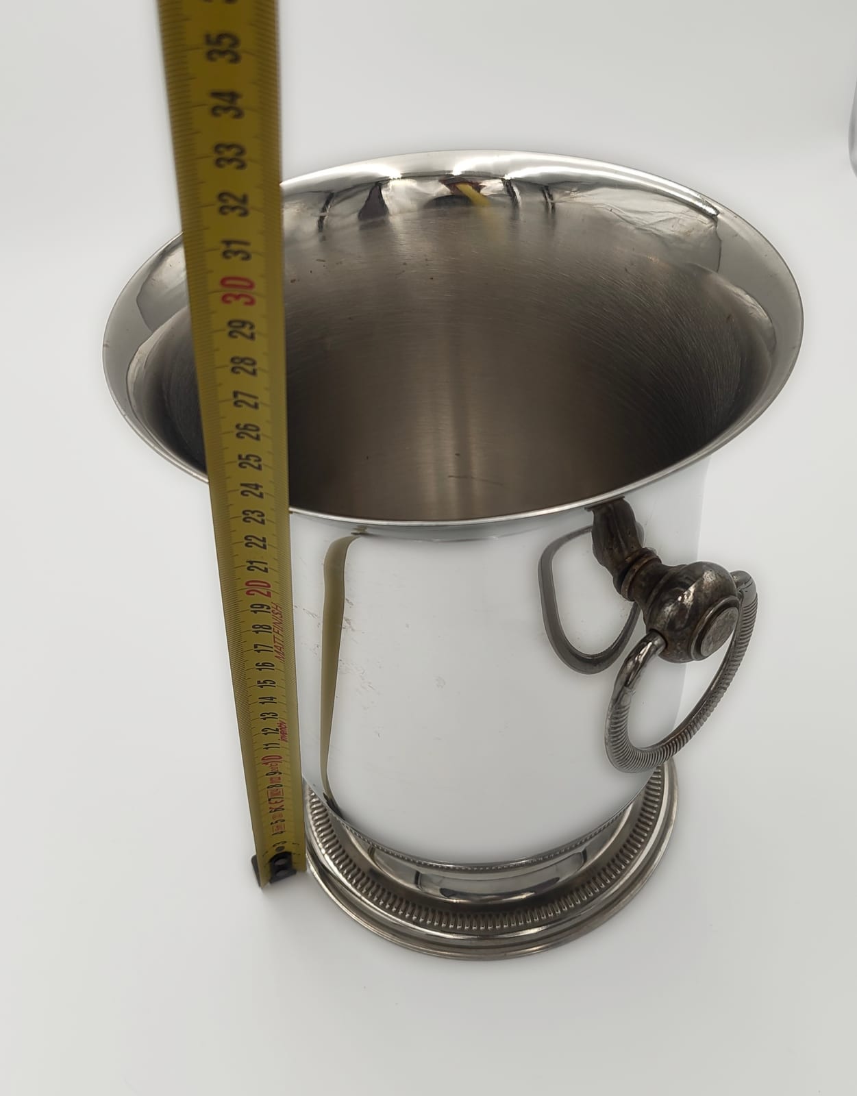 Jean Couzon Orfèvre Champagne Cooler, 18/10 Stainless Steel, France — 5