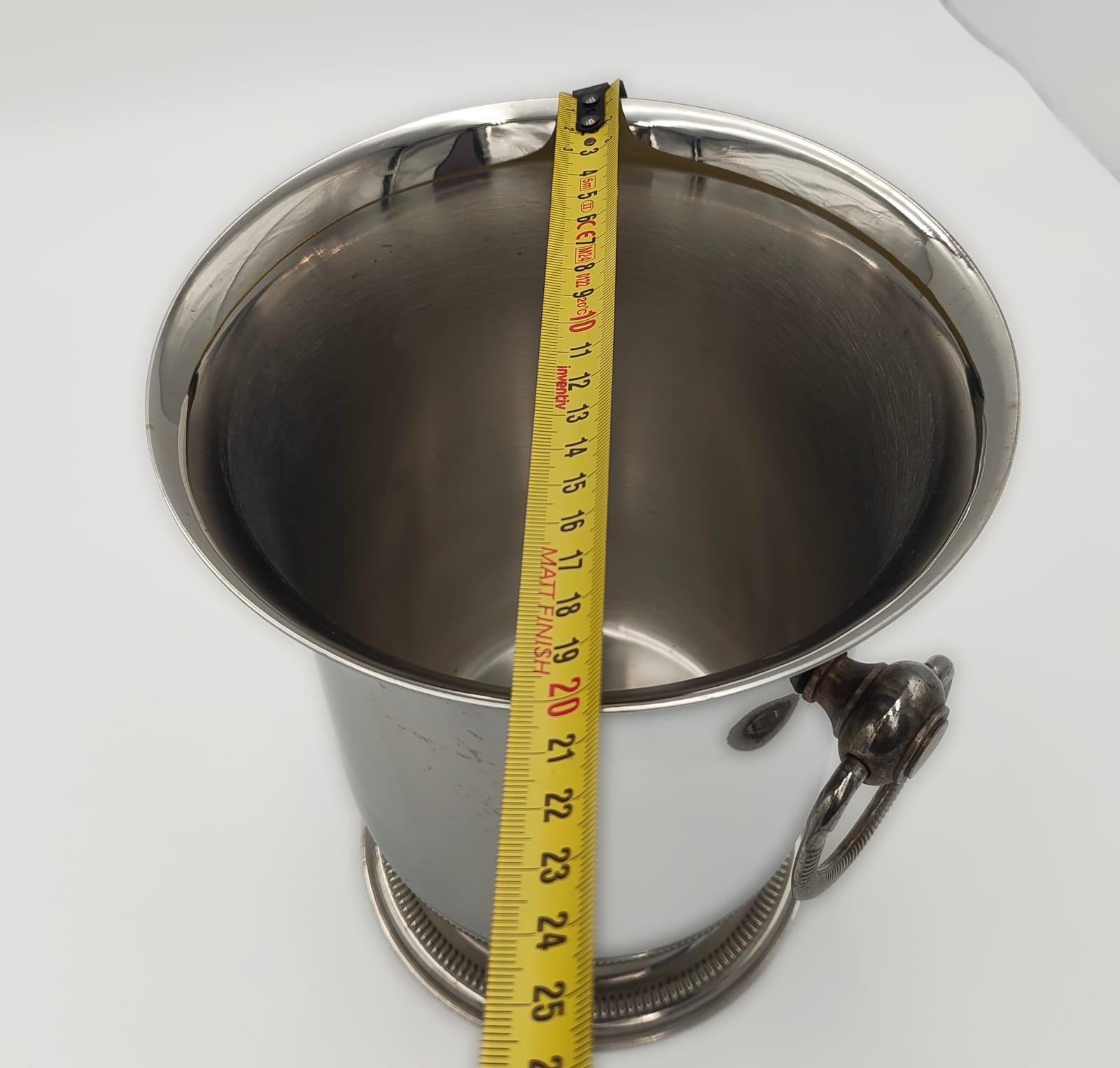 Jean Couzon Orfèvre Champagne Cooler, 18/10 Stainless Steel, France — 6