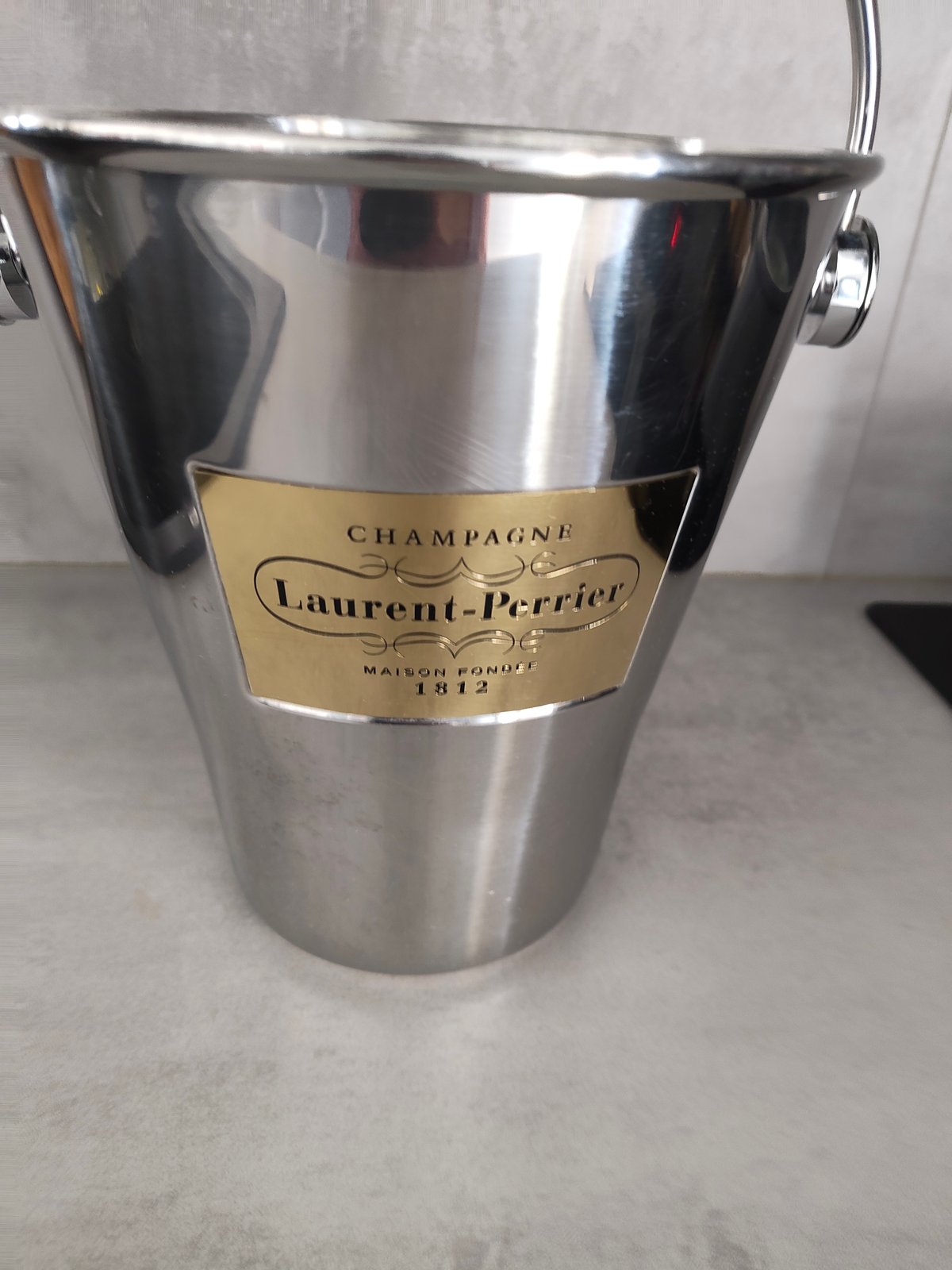 Laurent-Perrier Champagne Cooler, Stainless Steel, France — 3