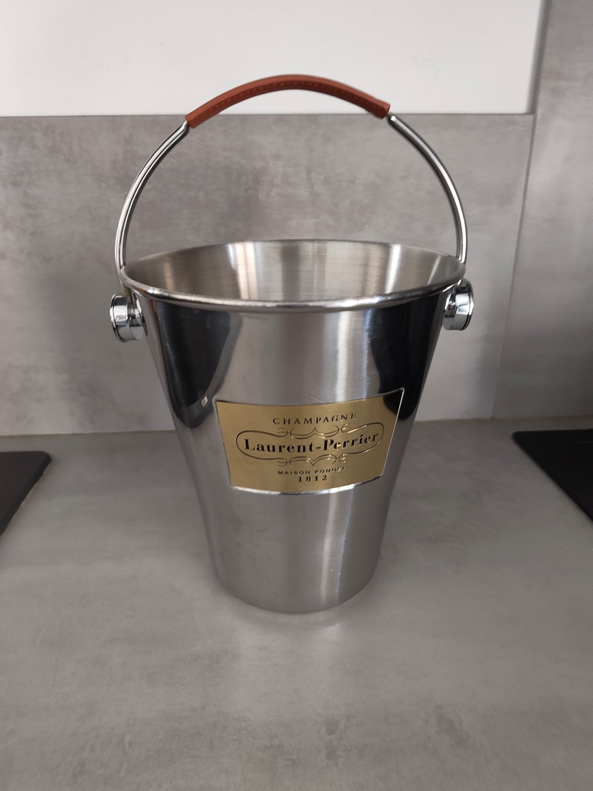 Laurent-Perrier Champagne Cooler, Stainless Steel, France — 4