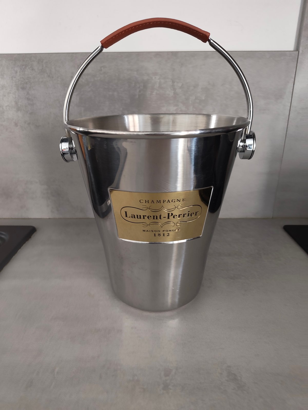 Laurent-Perrier Champagne Cooler, Stainless Steel, France — 5