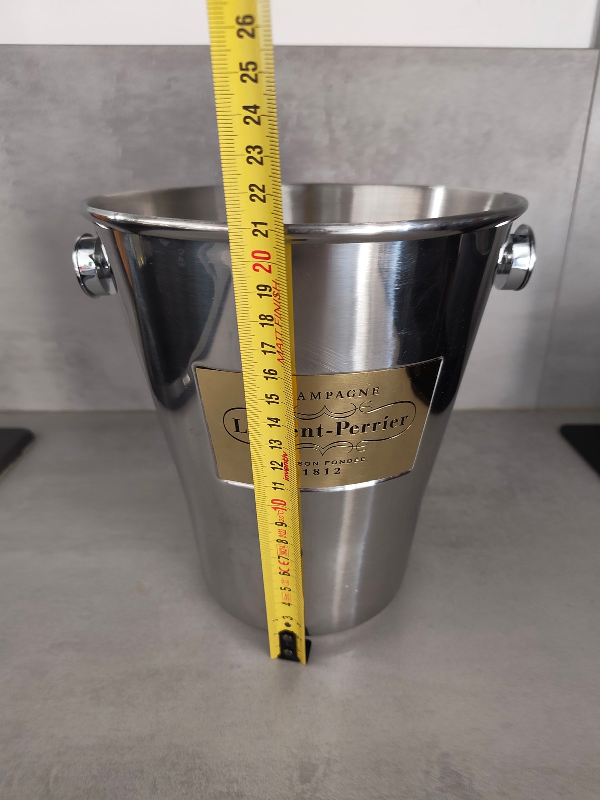 Laurent-Perrier Champagne Cooler, Stainless Steel, France — 6