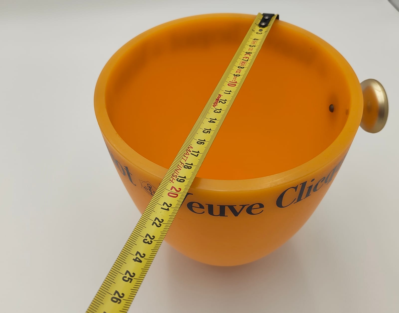 Veuve Clicquot Ponsardin Champagne Bucket, Orange, France — 7