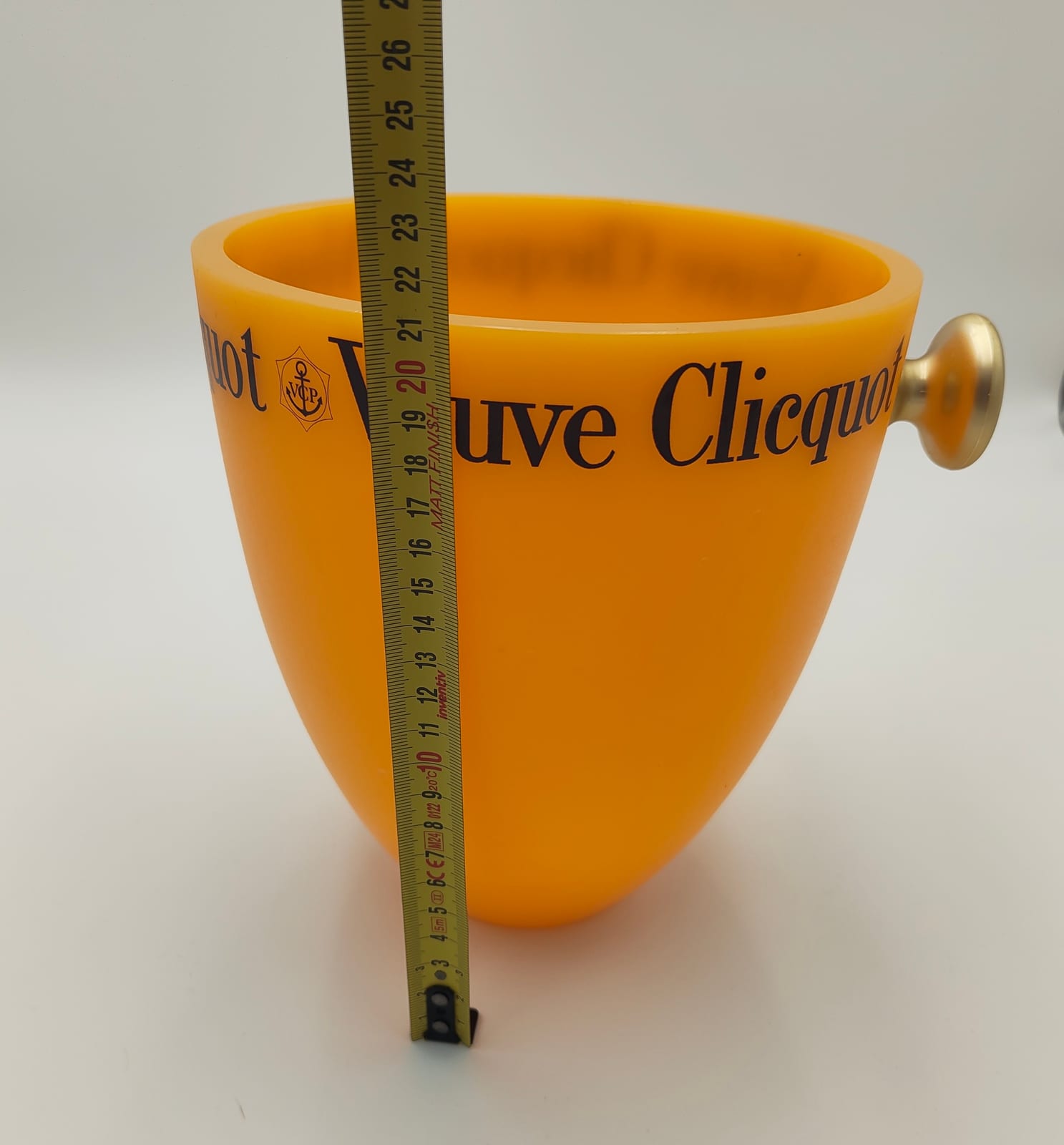 Veuve Clicquot Ponsardin Champagne Bucket, Orange, France — 8